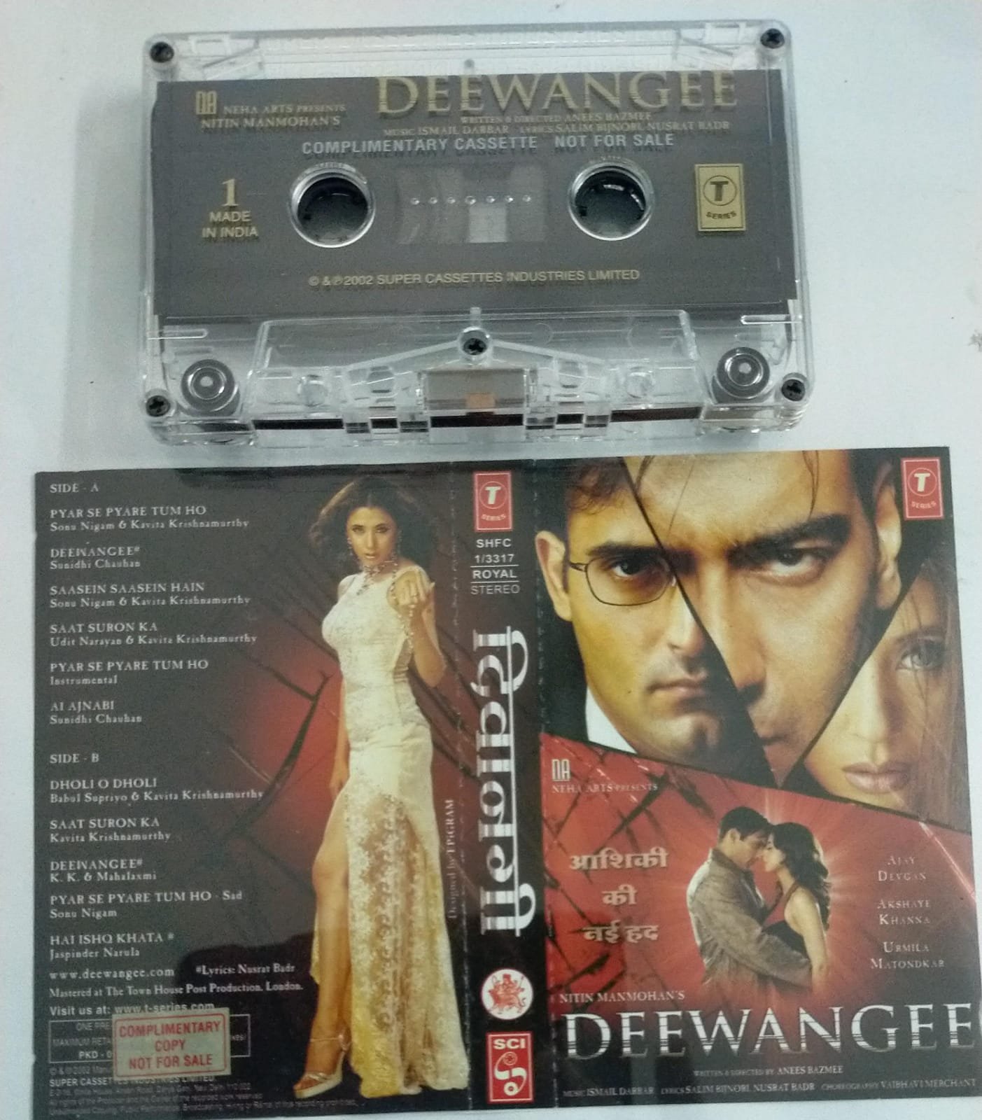 Deewangee Hindi Film Audio Cassette Audio Cassettes Hindi Mossymart