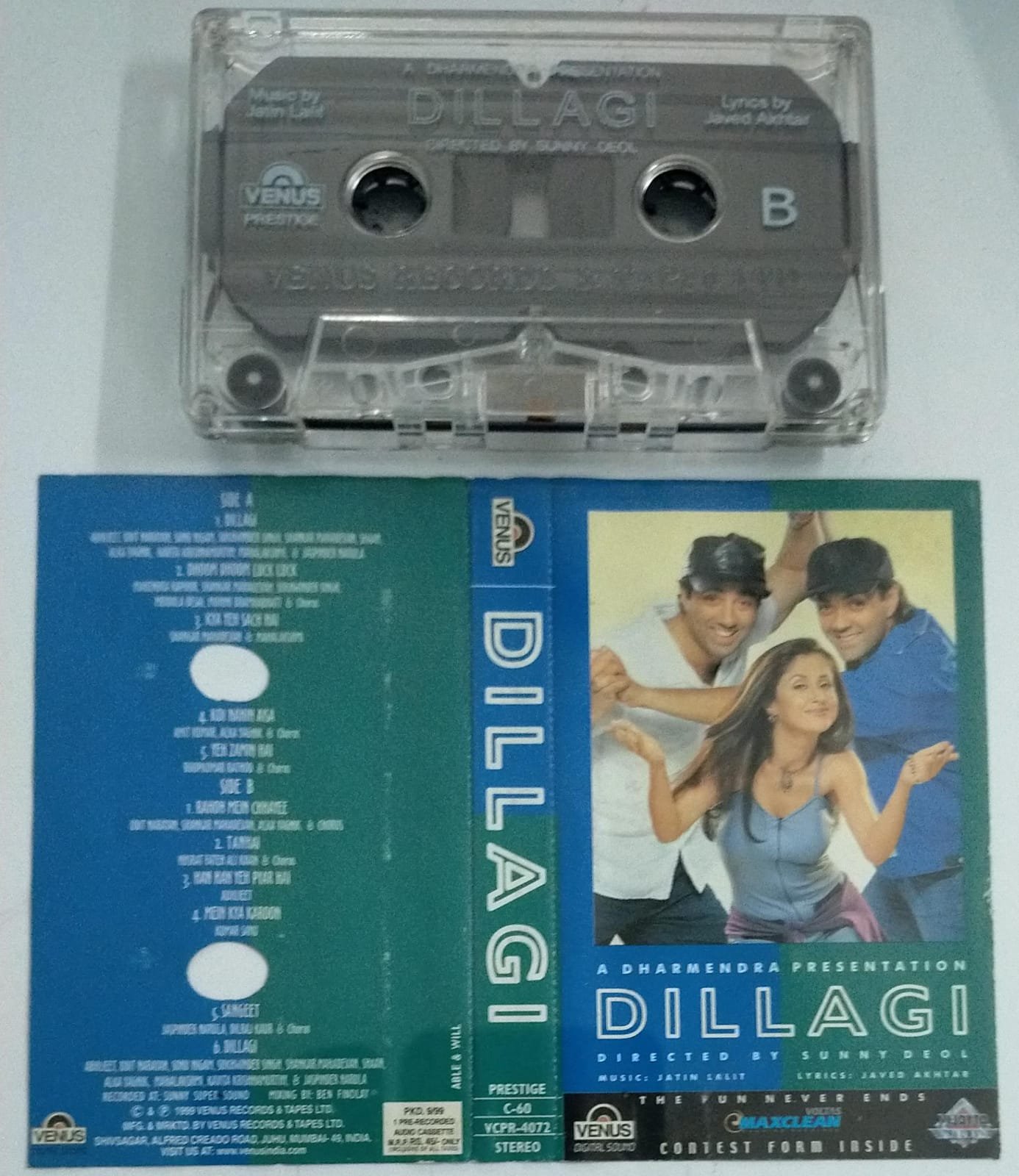 Dillagi Hindi Film Audio Cassette Audio Cassettes Hindi Mossymart