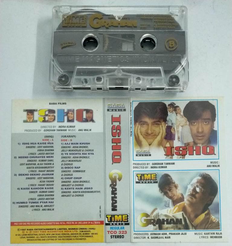 Ishq Graham Hindi Film Audio Cassette Audio Cassettes Hindi Mossymart