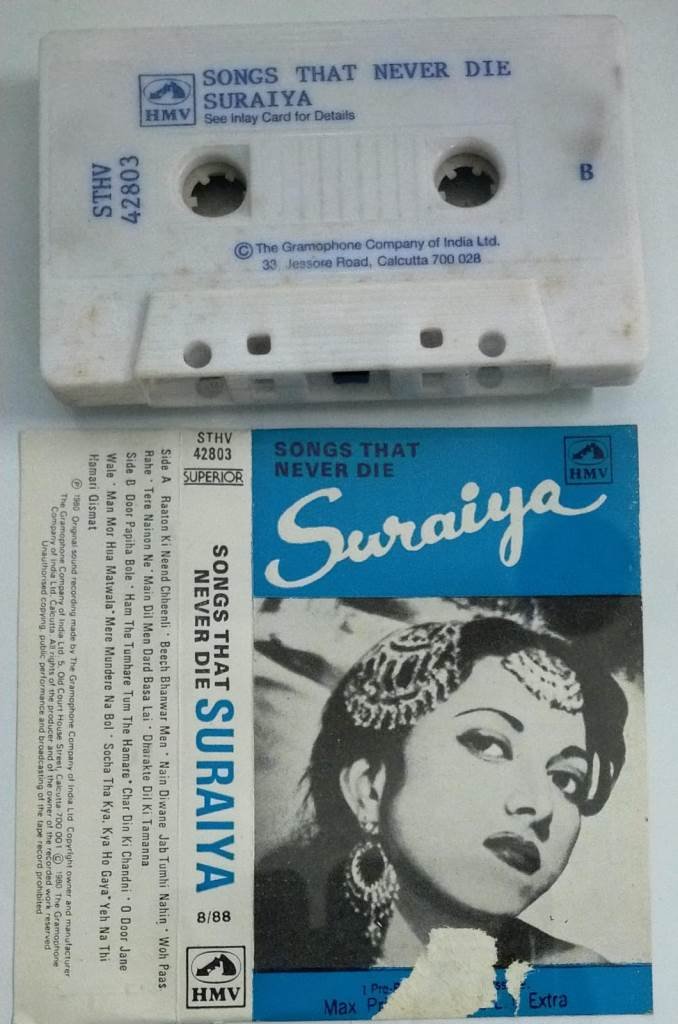 Suraiya Hindi Film Audio Cassette Audio Cassettes Hindi Mossymart