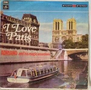 I Love Paris Adriano and his Magic Accordions LP Vinyl Record www.mossymart.com