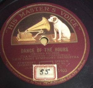Dance of the Hours New light Symphony Orchestra 78 RPM Record C 1403 www.mossymart.com