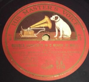 Double Concerto In D Minor 78 RPM record D B 1719 www.mossymart.com