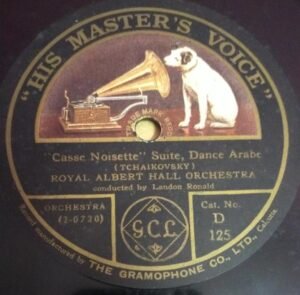 Royal Albert Hall Orchestra 78 RPM Record by Landon Ronald www.mossymart.com
