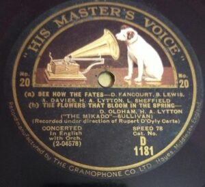 See How the Fates and The Flowers that Bloom in the Spring 78 RPM Record D 1181 www.mossymart.com