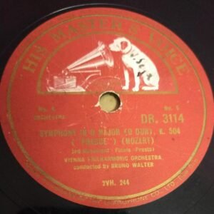 Symphony In D Major 78 RPM Record by Vienna Philharmonic Orchestra DB 3114 www.mossymart.com