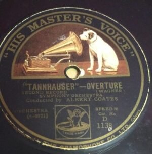 Tannhauser Overture Symphony Orchestra 78 RPM Record by Albert Coates D 1138 www.mossymart.com