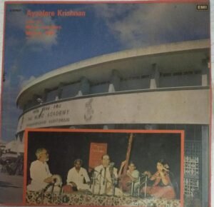 Ayyalore Krishnan Live t Music Academy Madras Carnatic Vocal LP Vinyl Record www.mossymart.com