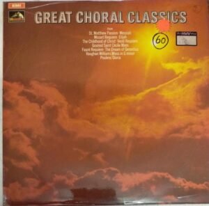 Great Choral Classics LP Vinyl Record www.mossymart.com