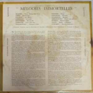 Melodies Immortelles LP Vinyl Record www.mossymart.com 2 Melodies Immortelles LP Vinyl Record www.mossymart.com