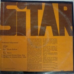 Sitar Instruments LP Vinyl Record by Ustad Ahmed Hussian Khan www.mossymart.com