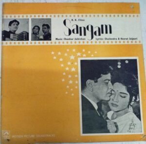 Sangam Hindi Film LP Vinyl Record by Shankar Jaikishan www.mossymart.com