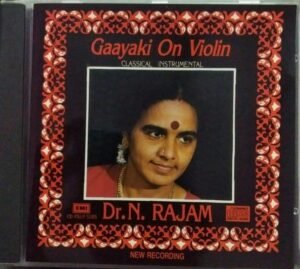 Gaayaki On Violin Instrumental Audio CD by Dr N Rajam www.mossymart.com 1
