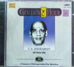 Golden Hour All time hits by C.S. Jayaraman - Tamil Audio CD - www.mossymart.com