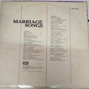 Marriage Songs from Tamil Films LP Vinyl Record www.mossymart.com 1