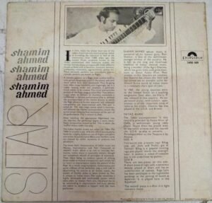 Instrumental Sitar LP Vinyl Record by Shamim Ahmed www.mossymart.com 2 Instrumental Sitar LP Vinyl Record by Shamim Ahmed www.mossymart.com 1