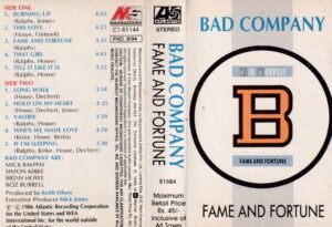 Bad Company English Album ( western music) www.mossymart.com 2