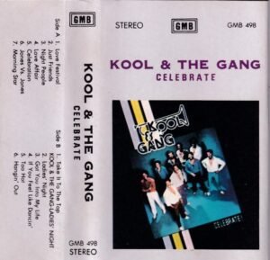 Kool & The Gang celebrate English album Audio Cassette www.mossymart.com 1