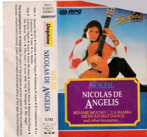 Soleil Nicolas De Angelis English album Audio Cassette www.mossymart.com 1
