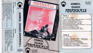 Anmol Ghadi Anaarkali Hindi FIlm Audio Cassette www.mossymart.com 2