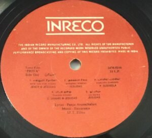 Priya- Aarilurinthu 60 varai Tamil LP Vinyl Record by Ilayaraaja www.mossymart.com 1