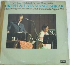 Mukesh & Lata Mangeshkar Live in concert Hindi LP VInyl Record www.mossymart.com 1