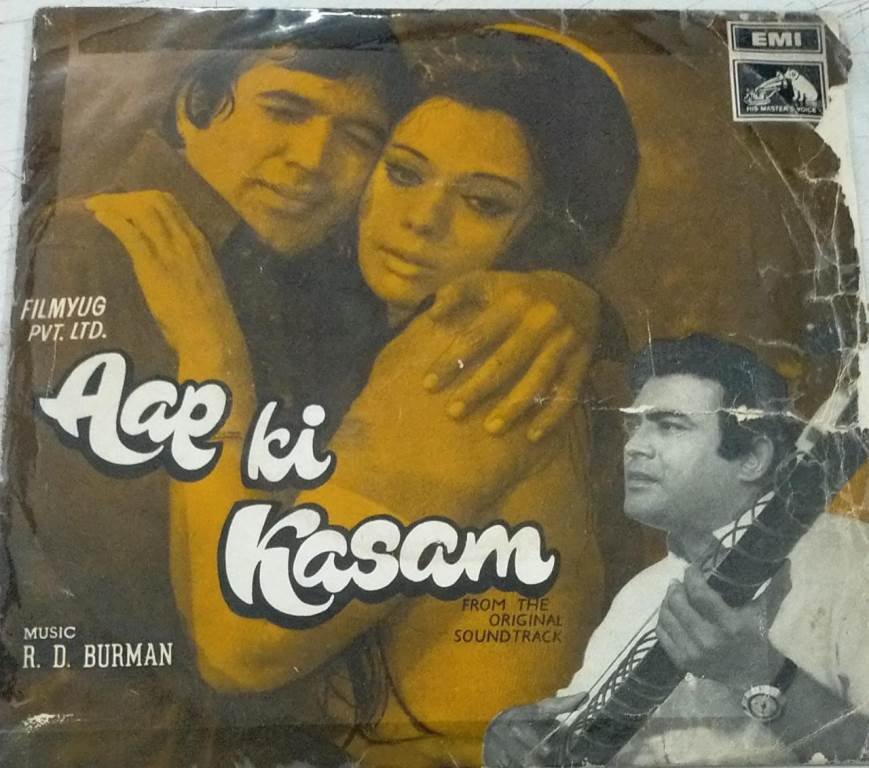 Aap Ki Kasam Hindi Film EP Vinyl Record by R D Burman - Hindi, R.D ...