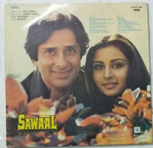 Sawaal Hindi Film LP Vinyl Record by Khaiyyam www.mossymart.com 3