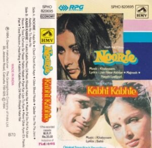 Noorie Kabhie Kabhie - Hindi Audio Cassette by Khaiyyaam