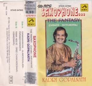Instrumental Saxophone Audio Cassette by Kadri gopalnath www.mossymart.com 1