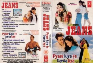 Jeans - Pyaar Kiya To Darna Kya Hindi Film Audio Cassette by AR Rahman www.mossymart.com 1