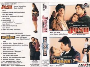 Josh- Pukar Hindi Film Audio Cassette by A R Rahman