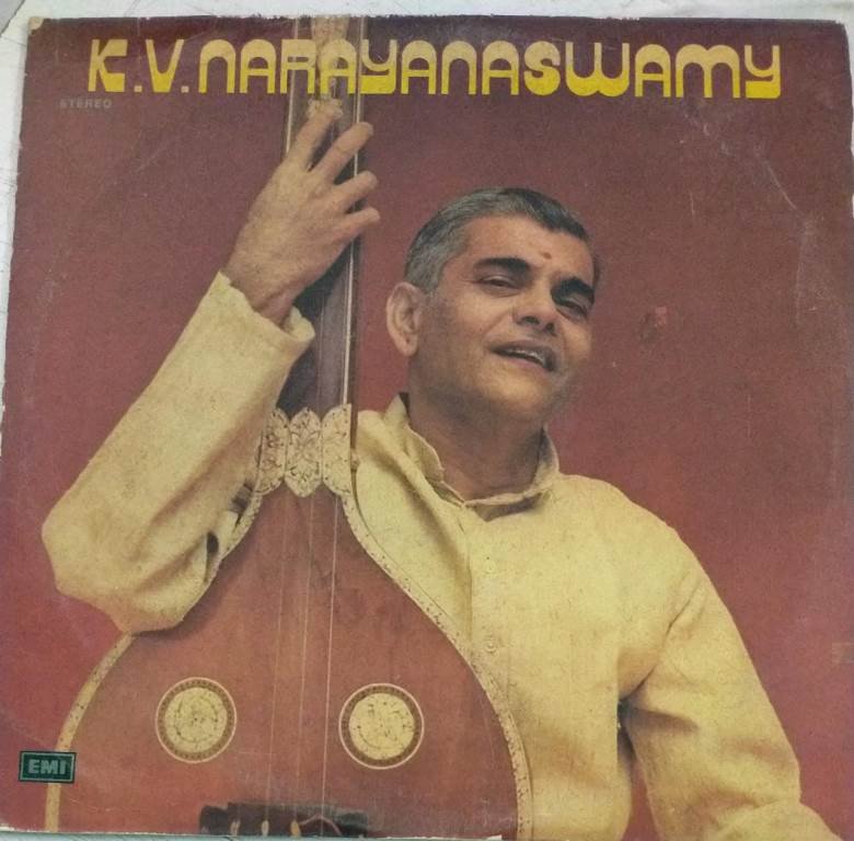 Carnatic Classical LP Vinyl Record by KV Narayanasamy - Carnatic ...