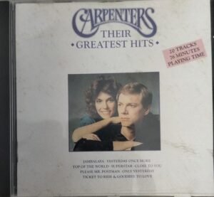 Carpenters Their Greatest Hits English Album Audio CD 1