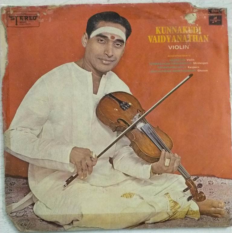 Instrumental Violin LP Vinyl Record by Kunnakudi Vaidyanathan Instrumental Violin LP Vinyl Record by Kunnakudi Vaidyanathan