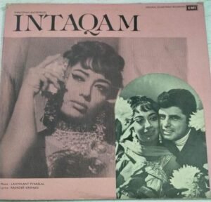 Intaqam Hindi LP Vinyl Record by Lakshmikanth Pyarelal 1