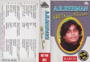 AR Rahman All time hits Audio Cassette