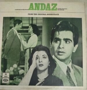 Andaz Hindi Film LP Vinyl Record by Naushad 1