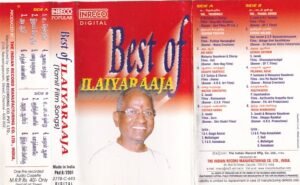 Best of Ilayaraaja Tamil Film Hits Audio cassette