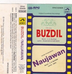 Buzdil - Naujawan Hindi Film Audio Cassette