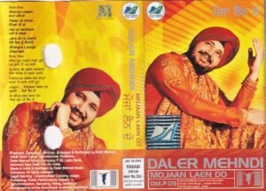Dalen Mehndi Hindi songs Audio cassette 1