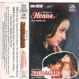 Henna- Saudagar Hindi Film Audio Cassette