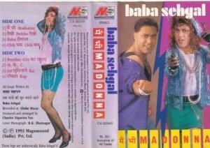 Baba Sehgal Madona Hindi Album Audio cassette