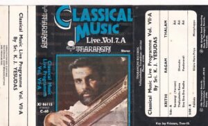 Classical Music Audio cassette by KJ Jesudass 1