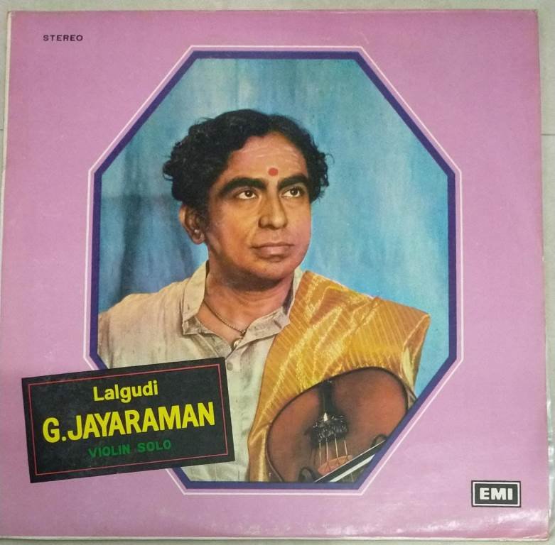 Instrumental Violin LP Vinyl Record by Lalgudi G Jayaraman - Carnatic ...