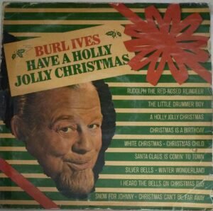 Burl lives Have A holly Jolly Chrismas Englsih Album LP Vinyl Record 1