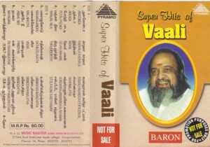 Super Hits of Vaali Tamil Film Audio cassette