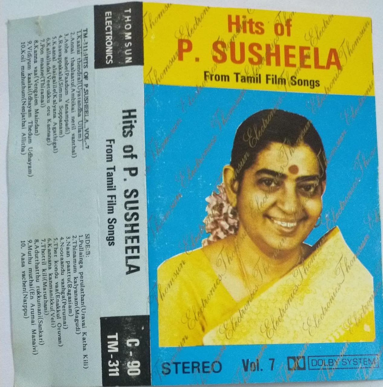 Hits Of P.Susheela Tamil Film Audio Cassette - Audio Cassettes, M.S ...