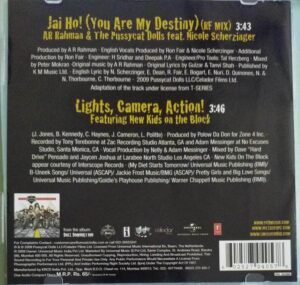 Jai Ho Hindi Film Audio CD by AR Rahman