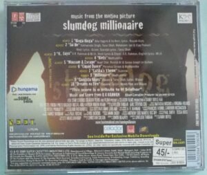 Slumdog Millionaire Hindi Film Audio CD by AR Rahman
